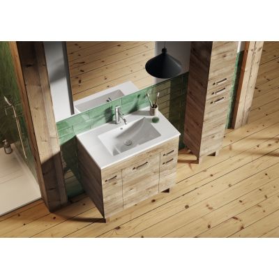 Elita Sunn umywalka z szafką 80 cm dąb canela RE169213007050