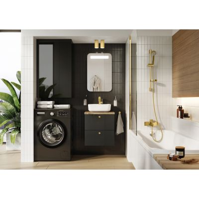 Elita Tonia umywalka 39x39 cm kwadratowa nablatowa biała RE040390138060