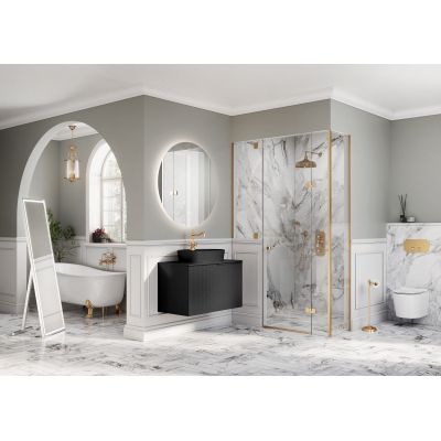 Elita Babette umywalka 62x41,2 cm owalna nablatowa black matt RE040620017160