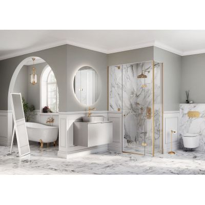 Elita Babette umywalka 62x41,5 cm owalna nablatowa szary/kamień 145102