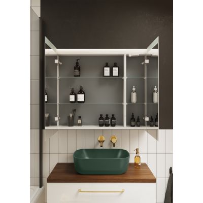 Elita Reni umywalka 45,5x32,5 cm prostokątna nablatowa forest green matt RE040460037010