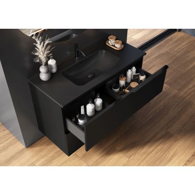 Elita korek do umywalki black matt RE090000037160