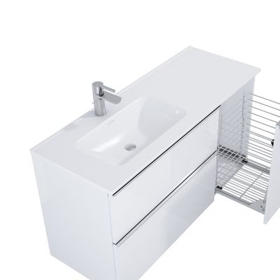 Elita Skappa umywalka 101x46,6 cm prostokątna meblowa-z blatem biała RE041004068060