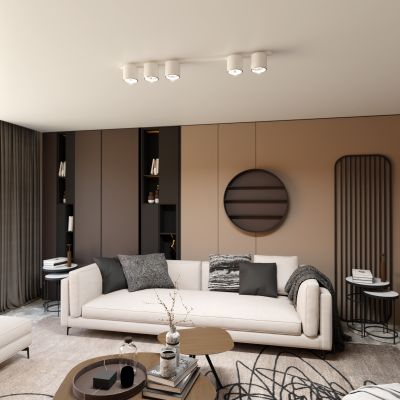 Emibig Nano lampa podsufitowa 5x10 W biała 1311/5