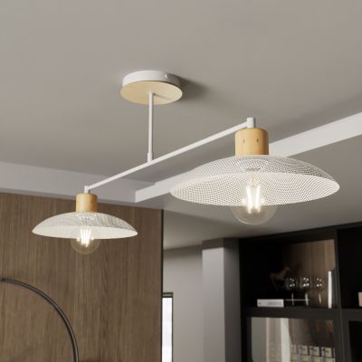 Emibig Kobe lampa podsufitowa 2x15W biały 1319/2