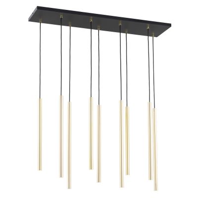 Emibig Selter Gold lampa wisząca 9x8W złoty/czarny 1332/9
