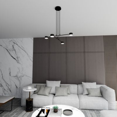 Emibig Modus lampa wisząca 4x12W czarny 1339/4