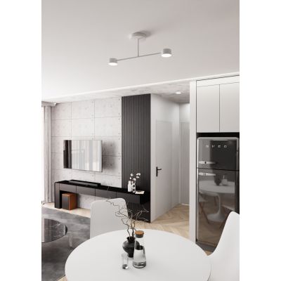 Emibig Halo lampa podsufitowa 2x10 W biała 1356/2