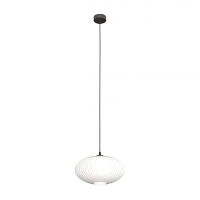 Emibig Coco lampa wisząca 1x15 W biała-czarna 1376/1