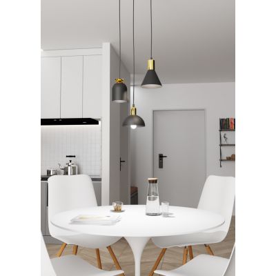 Emibig Fox lampa wisząca 3x15 W czarna 1402/3PREM