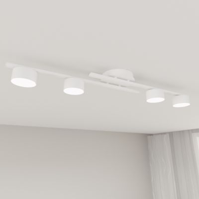 Emibig Fragment lampa podsufitowa 4x12 W biała 1418/4