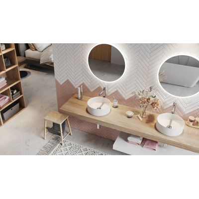 Excellent Pi bateria umywalkowa stojąca nikiel AREX.1202NB