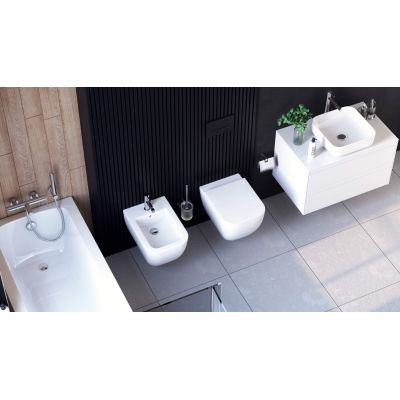 Excellent Pi bateria bidetowa stojąca nikiel szczotkowany AREX.1203NB