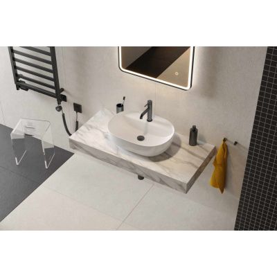 Excellent Delta Pi bateria umywalkowa stojąca czarny mat AREX.1211BL