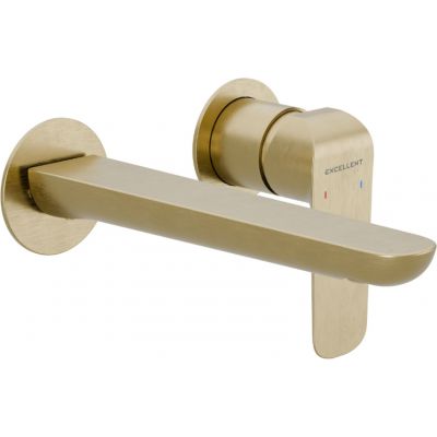 Excellent Clever 2.0 bateria umywalkowa podtynkowa złota AREX.4114GB