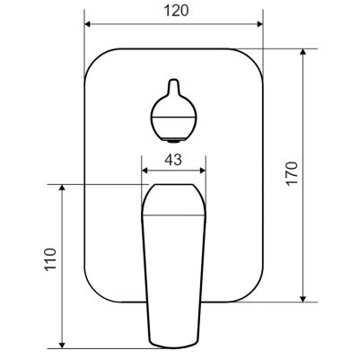 Excellent Clever 2.0 bateria prysznicowa podtynkowa czarna AREX.4145BS