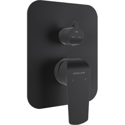 Excellent Clever 2.0 bateria wannowo-prysznicowa podtynkowa czarna AREX.4147BS