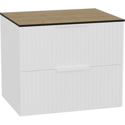 Excellent Tuto 2.0 front szafki 60x2x24.6 cm podumywalkowa wisząca biały połysk MLEX.2151.600.03.WH