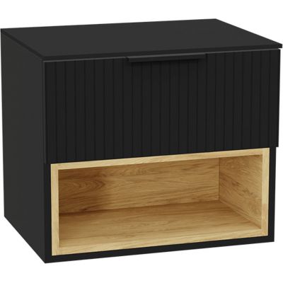 Excellent Tuto 2.0 blat naszafkowy 60x46.5 cm czarny mat MLEX.2111.600.BK