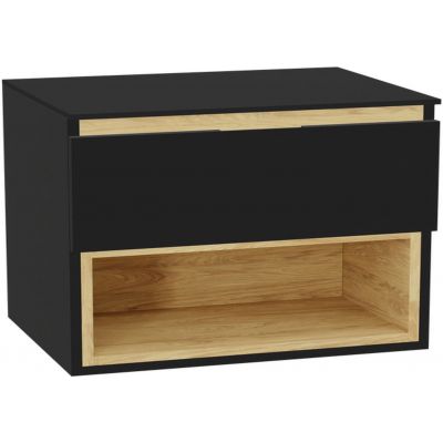 Excellent Tuto 2.0 blat naszafkowy 80x46.5 cm czarny mat MLEX.2111.800.BK