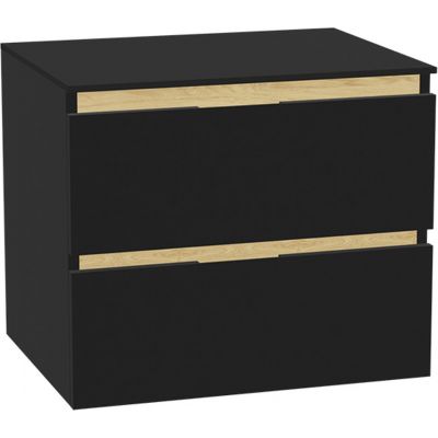 Excellent Tuto 2.0 front szafki 60x2x21.9 cm podumywalkowa wisząca czarny mat MLEX.2151.600.01.BK