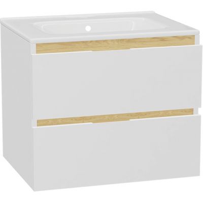 Excellent Tuto 2.0 front szafki 60x2x21.9 cm podumywalkowa wisząca biały połysk MLEX.2151.600.01.WH