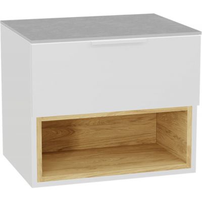 Excellent Tuto 2.0 front szafki 60x2x24.6 cm podumywalkowa wisząca biały połysk MLEX.2151.600.02.WH