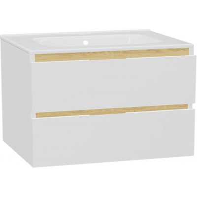 Excellent Tuto 2.0 front szafki 80x2x21.9 cm podumywalkowa wisząca biały połysk MLEX.2151.800.01.WH