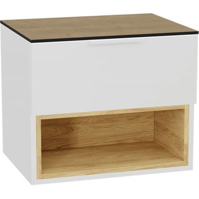 Excellent Tuto 2.0 korpus szafki 60x46.5x50 cm podumywalkowa wisząca biała-dąb MLEX.2171.600.WHBL