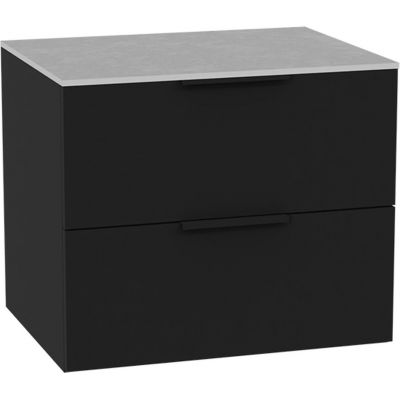 Excellent Tuto 2.0 korpus szafki 60x46.5x50 cm podumywalkowa wisząca czarna-dąb MLEX.2172.600.BKBL