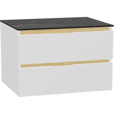 Excellent Tuto 2.0 korpus szafki 80x46.5x50 cm podumywalkowa wisząca biała-dąb MLEX.2172.800.WHBL