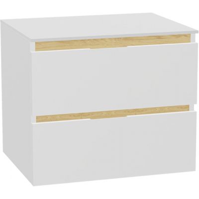 Excellent Tuto 2.0 korpus szafki 80x46.5x50 cm podumywalkowa wisząca biała-dąb MLEX.2172.800.WHBL