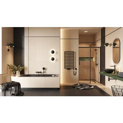 Excellent Brego grzejnik łazienkowy drabinkowy 91x50 cm czarny mat GREX.BR91.BL