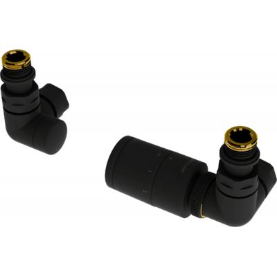 Excellent Caldo zawór trójosiowy termostatyczny czarny GREX.CA20.P.TT.BL