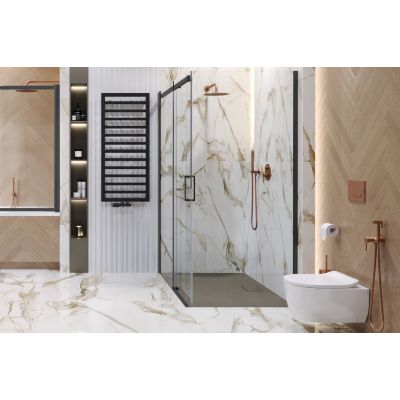 Excellent Caldo zawór zespolony termostatyczny czarny GREX.CA50.L.ZT.BL