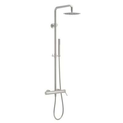 Excellent Pi zestaw prysznicowy ścienny z deszczownicą nikiel szczotkowany AREX.1281NB