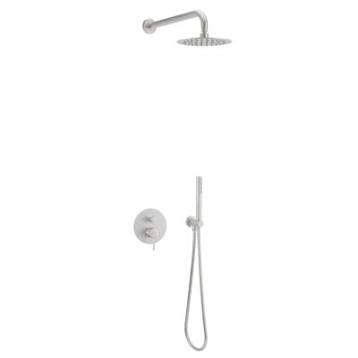 Excellent Pi zestaw prysznicowy podtynkowy z deszczownicą nikiel szczotkowany AREX.SET.1247NB