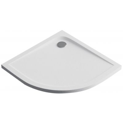 Excellent Sense X brodzik półokrągły 90x90 cm biały mat struktura BREX.1404090090WHN