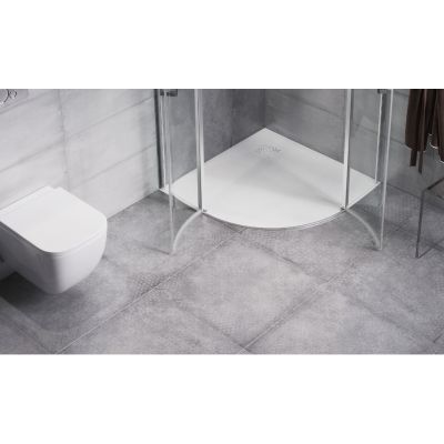 Excellent Arda brodzik 90x90 cm półokrągły kompozyt cappuccino BREX.1504.090.090.CAN