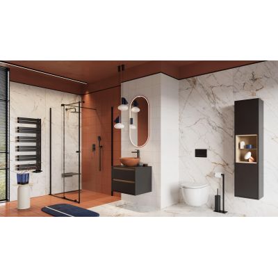 Excellent Stilio odpływ liniowy z rusztem 80 cm grafit szczotkowany INEX.1515.800.R.AB