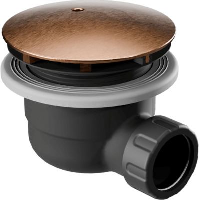 Excellent Vert pokrywa syfonu miedź szczotkowana INEX.2116.90.C.CB