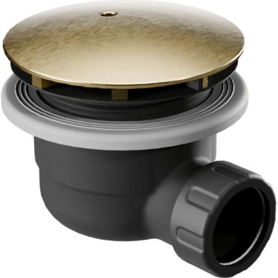 Excellent Vert pokrywa syfonu złoty szczotkowany INEX.2116.90.C.GB