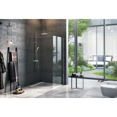 Excellent Vidoq ścianka prysznicowa walk-in 100 cm chrom połysk/szkło przezroczyste KAEX.1506.1000.LP.CR