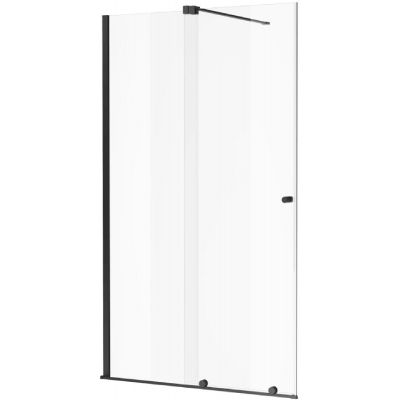 Excellent Ortigo kabina prysznicowa 120x80 cm prostokątna czarny mat/szkło przezroczyste KAEX.5016.K.1200.0800.BL