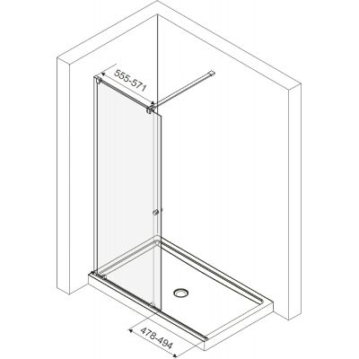 Excellent Ortigo zestaw montażowy chrom KAEX.5012.1014.CR