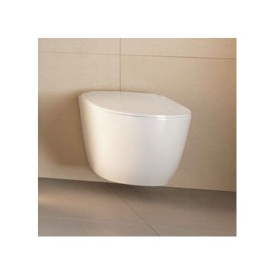 Excellent Luqa miska WC wisząca bez kołnierza spłukiwanie wirowe biały połysk CEAC.6403.480.WH