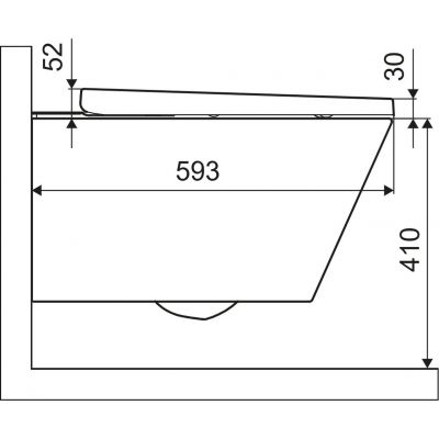 Excellent Dakota toaleta myjąca wisząca bez kołnierza ze spłukiwaniem wirowym biała CEEX.4024.593.D3.2.WH