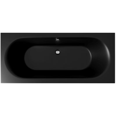 Outlet - Excellent Oceana wanna prostokątna Slim 170x75 cm czarny mat WAEX.OCE17BLMS