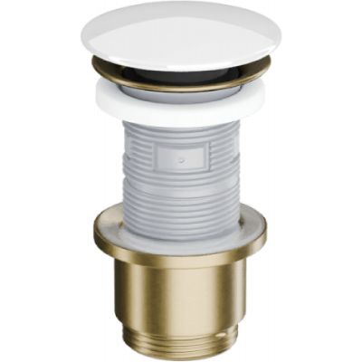 Excellent Design korek do umywalki złoty szczotkowany/biały połysk ARIN.1485.K.01.WHGB