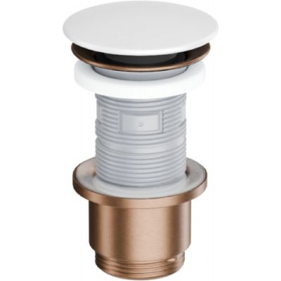 Excellent Design korek do umywalki miedź szczotkowana/śnieżnobiały ARIN.1485.K.02.WHCB